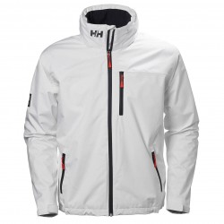 HELLY HANSEN CREW HOODED MIDLAYER JACKET WHITE 